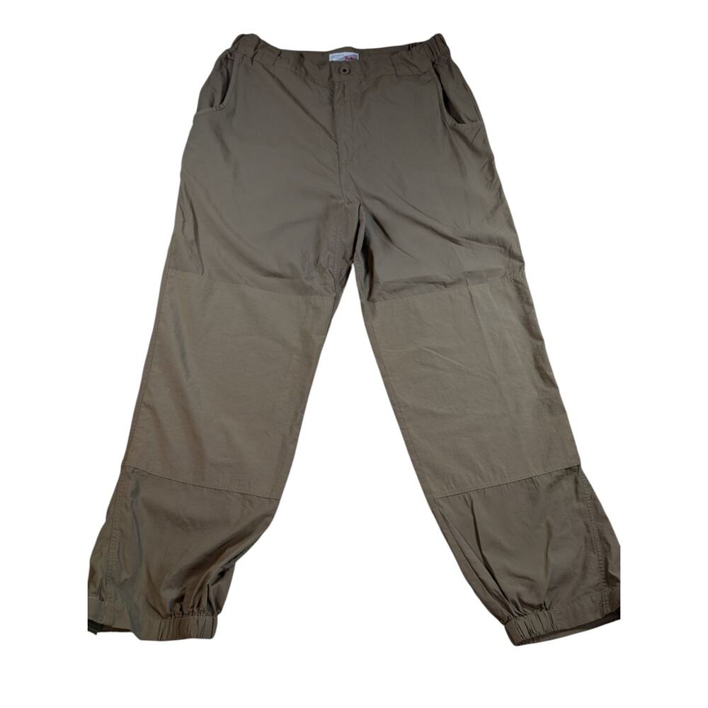 RAIL RIDERS Pants Mens XL 34x30 Straight Brown Weather Insect Shield Hike NEW
